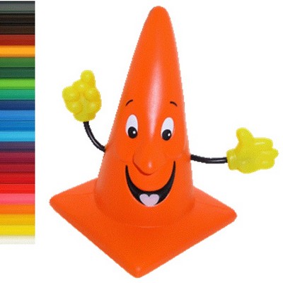 Happy Traffic Sign Activity Man Stress Ball