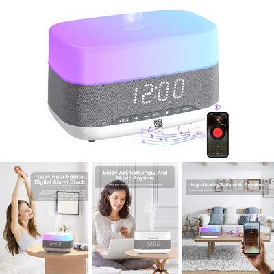 300ml Essential Oil Aroma Diffuser with 5 Timer Speaker and Cool Mist Humidifier