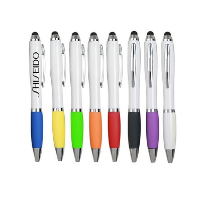 Nash Ballpoint Stylus Pen With Colored Grip