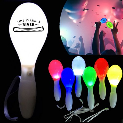 Light Up Led Maraca Musical Instrument Shaker