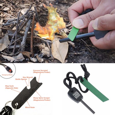 Emergency Magnesium Fire Starter Camping Kit