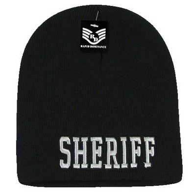 Rapid Dominance Security Public Safety Black2 Knit Cap Beanie