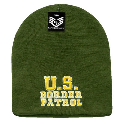 Rapid Dominance US Border Patrol Law Enforcement Knit Cap Beanie