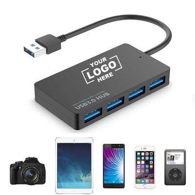 4 Port USB 3.0 Hub with Fast Charging