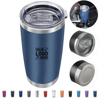 20 Oz Double Wall Vacuum Insulated Travel Coffee Mug