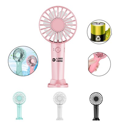 Portable Cooling Handheld Misting Fan Usb Small Fan With 3 Speeds For Travel Office