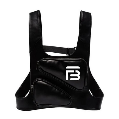 Sleeveless Leather Harness Bag