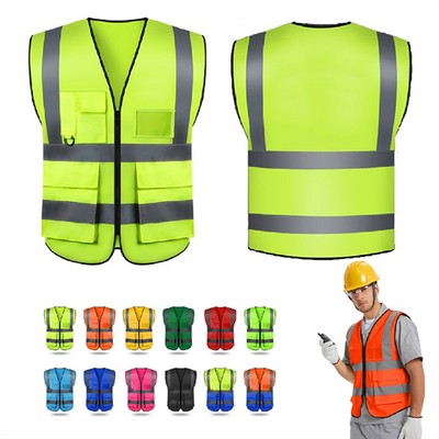 Class 2 Safety Vest With Extra Pockets