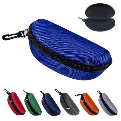 Portable Sunglasses Case With Zipper Hook