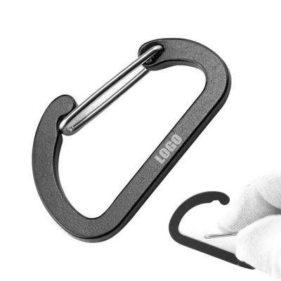 Lightweight Aluminum 8# Flat Carabiner