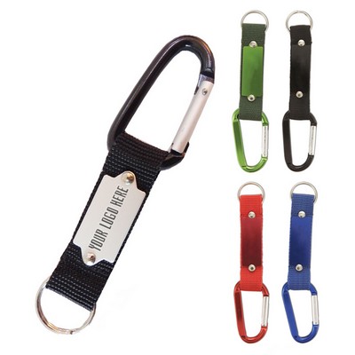 Aluminum Carabiner Lanyard Keychain