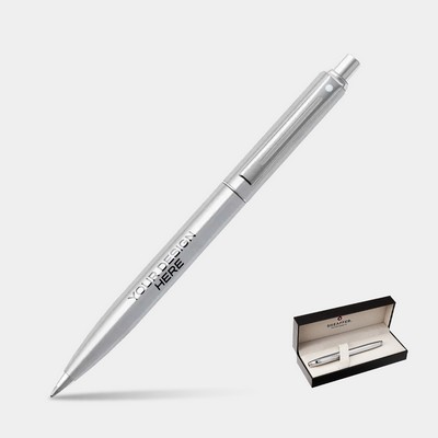 SHEAFFER® Sentinel 323 Brushed Chrome Executive Ballpoint Pen w/ Gift Box