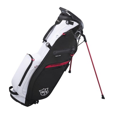 Wilson® Exo Lite Stand Golf Bag Black/Red/White