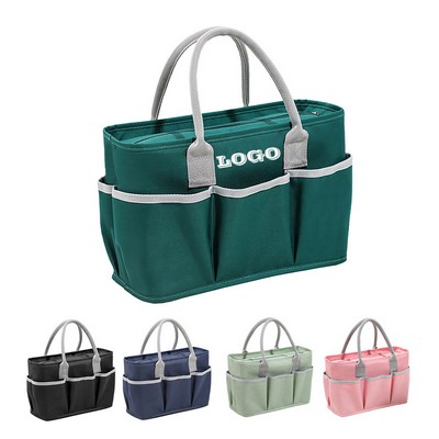 Multi Pocket Polyester Insulated Lunch Tote