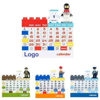 Creative Building Blocks Desk Calendar