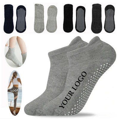 Anti Slip Fitness Trainer Grip Sports Pilates Yoga Trampoline Socks