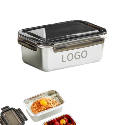 47 Oz 316 Rectangular Stainless Steel Food Storage Container