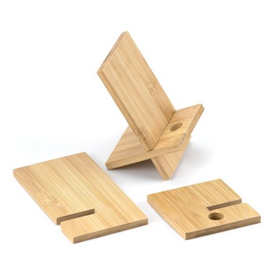 Bamboo Cell Phone Stand