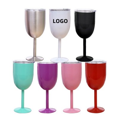 Steel Wine Glass with Cover