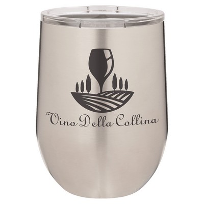 Polar Camel 12 oz. Stainless Steel Stemless Wine Tumbler