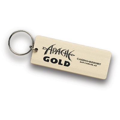 Large Rectangular Aluminum Key Tag