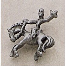 Bucking Bronco Marken Design Cast Lapel Pin (Up to 7/8")