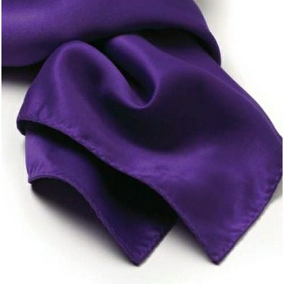 Discontinued - Purple Silk Scarf - 30"x30"