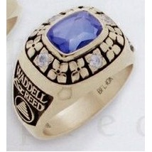 Legendary Series Women's Collegiate Ring with Plain Smooth Shank