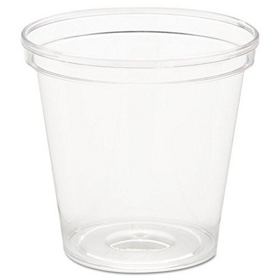 1 Oz. Clear Rigid Plastic Disposable Shot Glass