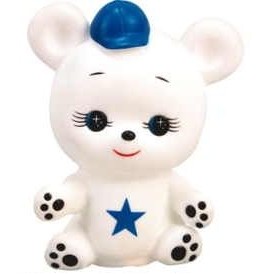 Rubber White Bear