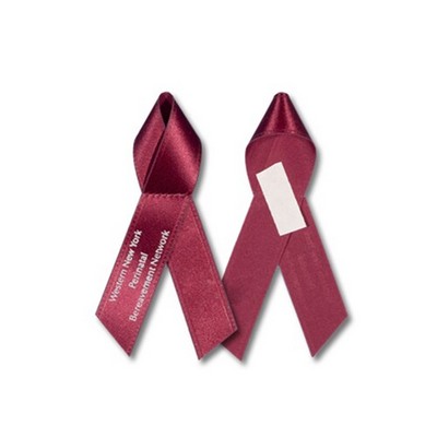 Custom Print Awareness Ribbons Sewn w/Tape