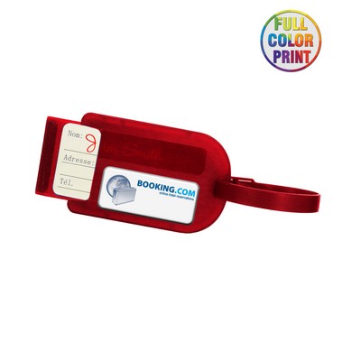 Union Printed - Slide In - Luggage Tag with Full Color Logo