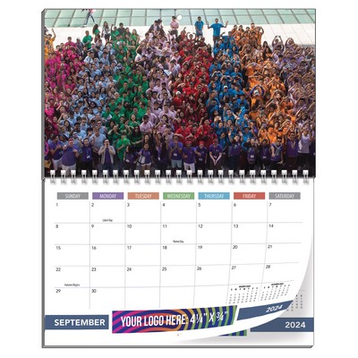 12 Photos Small Size Custom Wall Calendars (8 1/2"x11"")