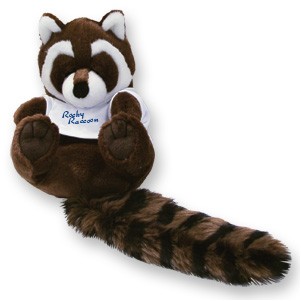 Custom Plush Raccoon w/ Imprinted T-Shirt