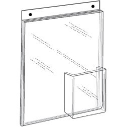 Wall Mount Ad Frame W/ 2 Top Mounting Holes