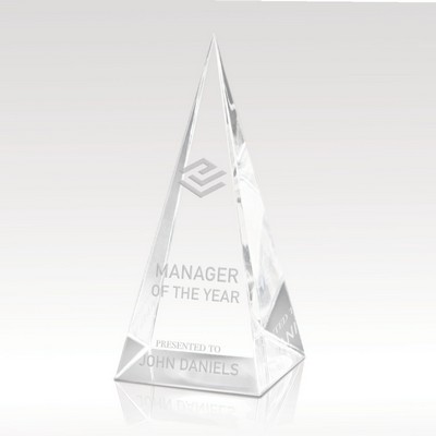 Pyramid Crystal Award 6.25"