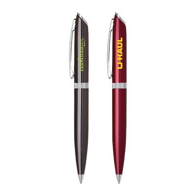 Twist Action Aluminum Ball Point Pen