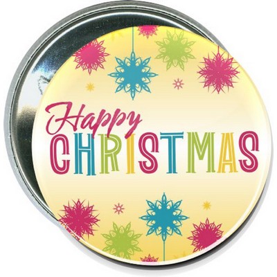 Christmas - Happy Christmas - 2 1/4 Inch Round Button