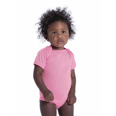 Rabbit Skins Infant Lap Shoulder Short Sleeve Fine Jersey Bodysuit