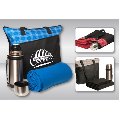 3 Piece "Stay-Warm" Travel Tote Set