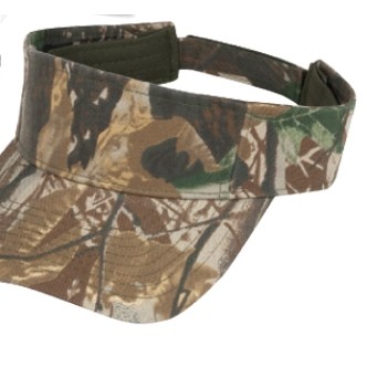 Pro Style Camo Cotton Twill Visor