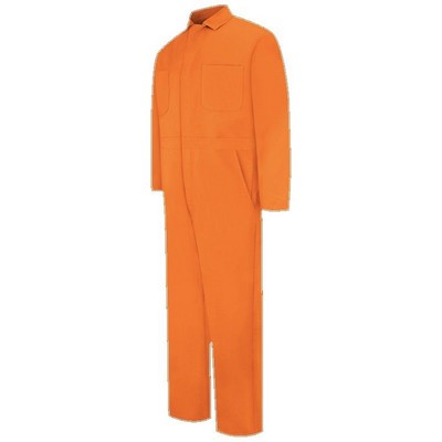 Red Kap™ Snap Front Cotton Coverall - Orange