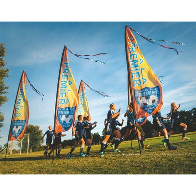 17' Custom Printed Feather Dancer Flag Kit