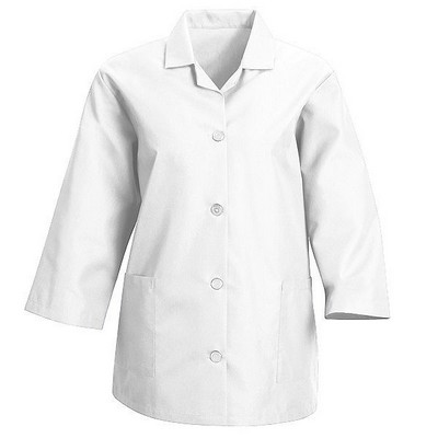 Red Kap™ Women's Smock 3/4 Sleeves - White