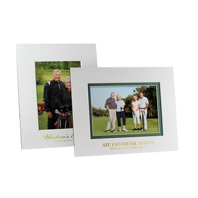 Golf Ball Texture Photo Frame - Single Mat