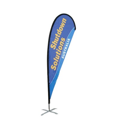 14' X Base Single Sided Teardrop Flag Kit