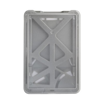 2.66" W x 3.75" H - Vertical Rigid Card Holder (Blank)