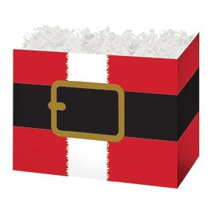 Small Santa's Belt Theme Gift Basket Box