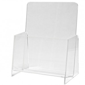 Upscale Brochure Holder (8 1/2"x11"x2" Insert)