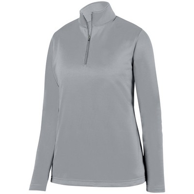 Augusta Ladies' Wicking Fleece Quarter-Zip Pullover